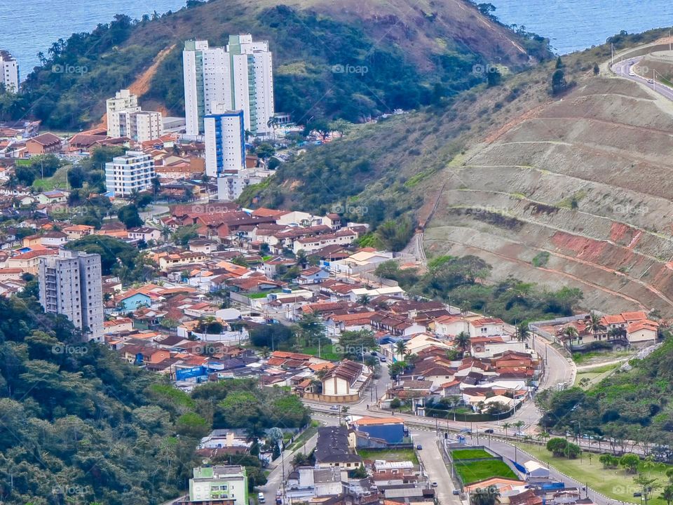 cidade, montanha e praia