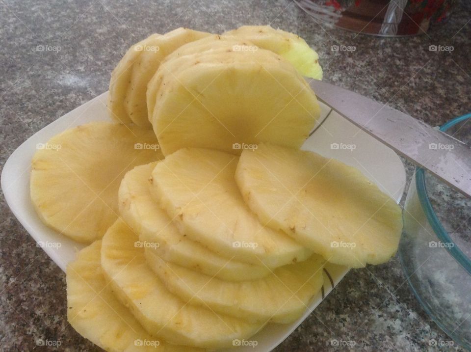 Sliced Pineapple 