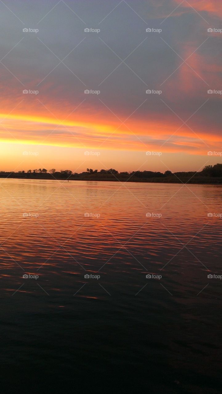 Water Sunset