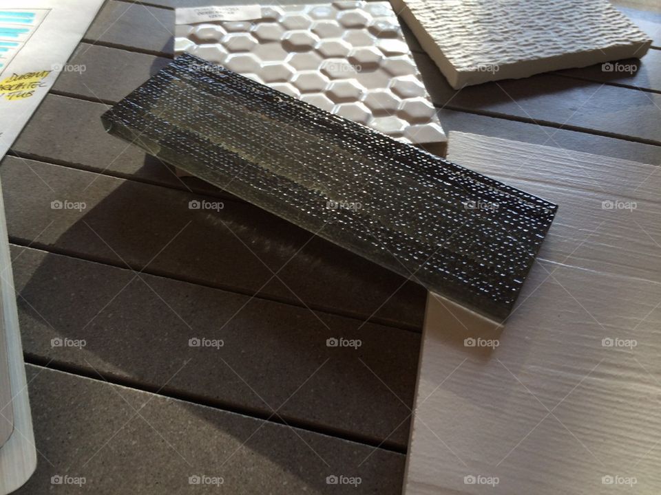 modern tile material palette