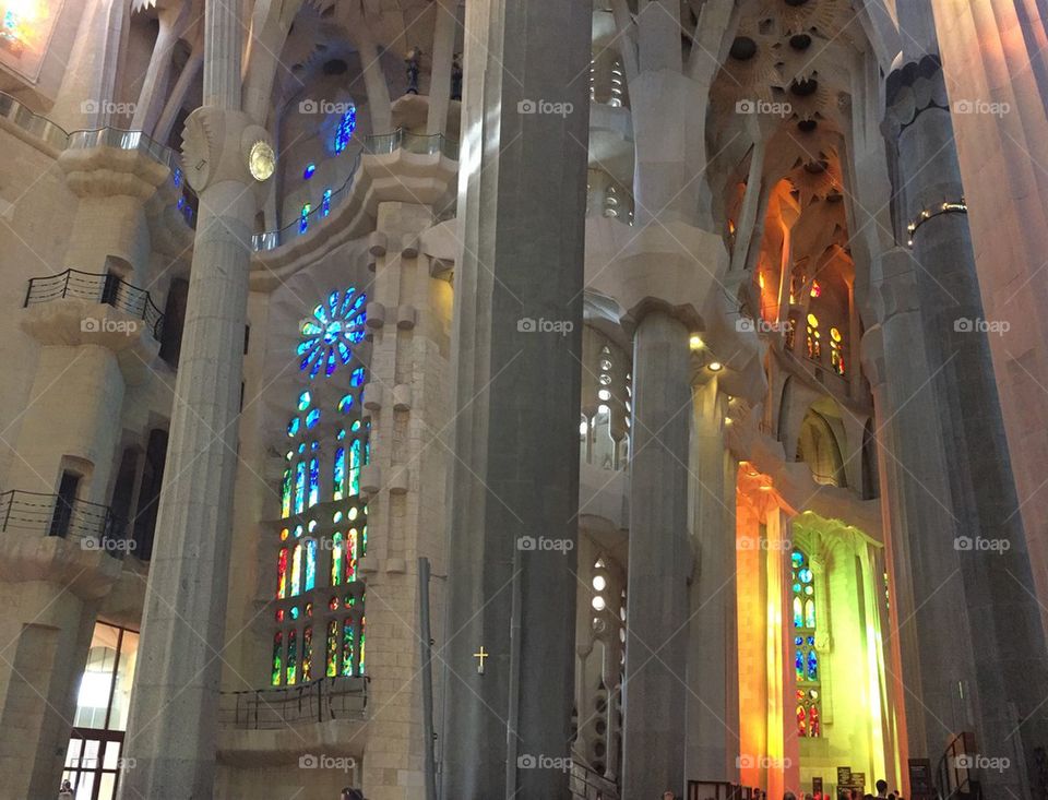 Sagrada Familia Cathedral in Barcelona, Spain 