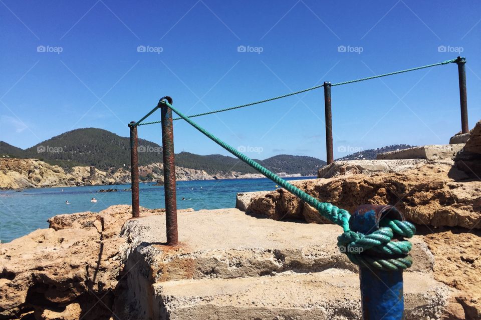 Walkway on the beach