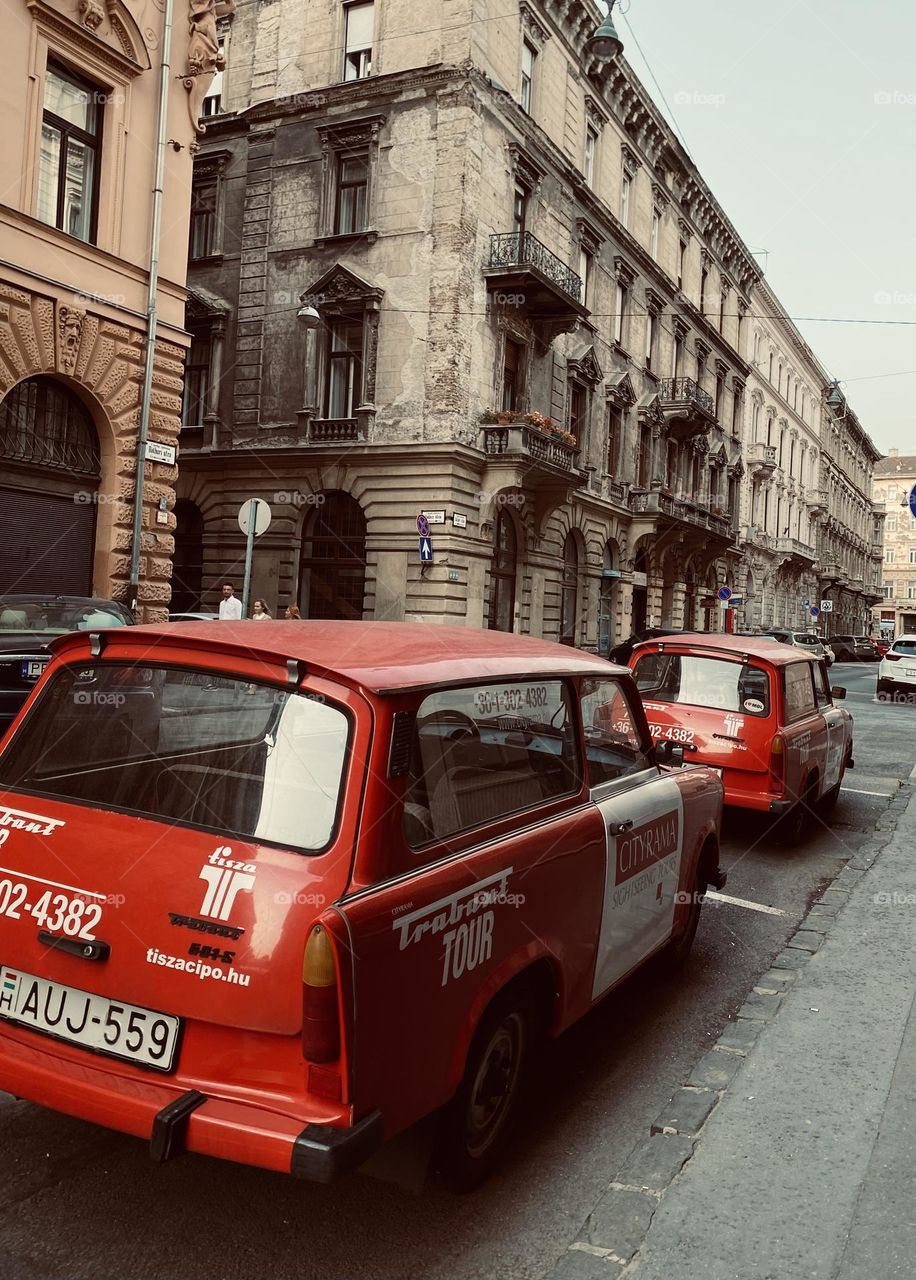 Traffic in Budapest 
