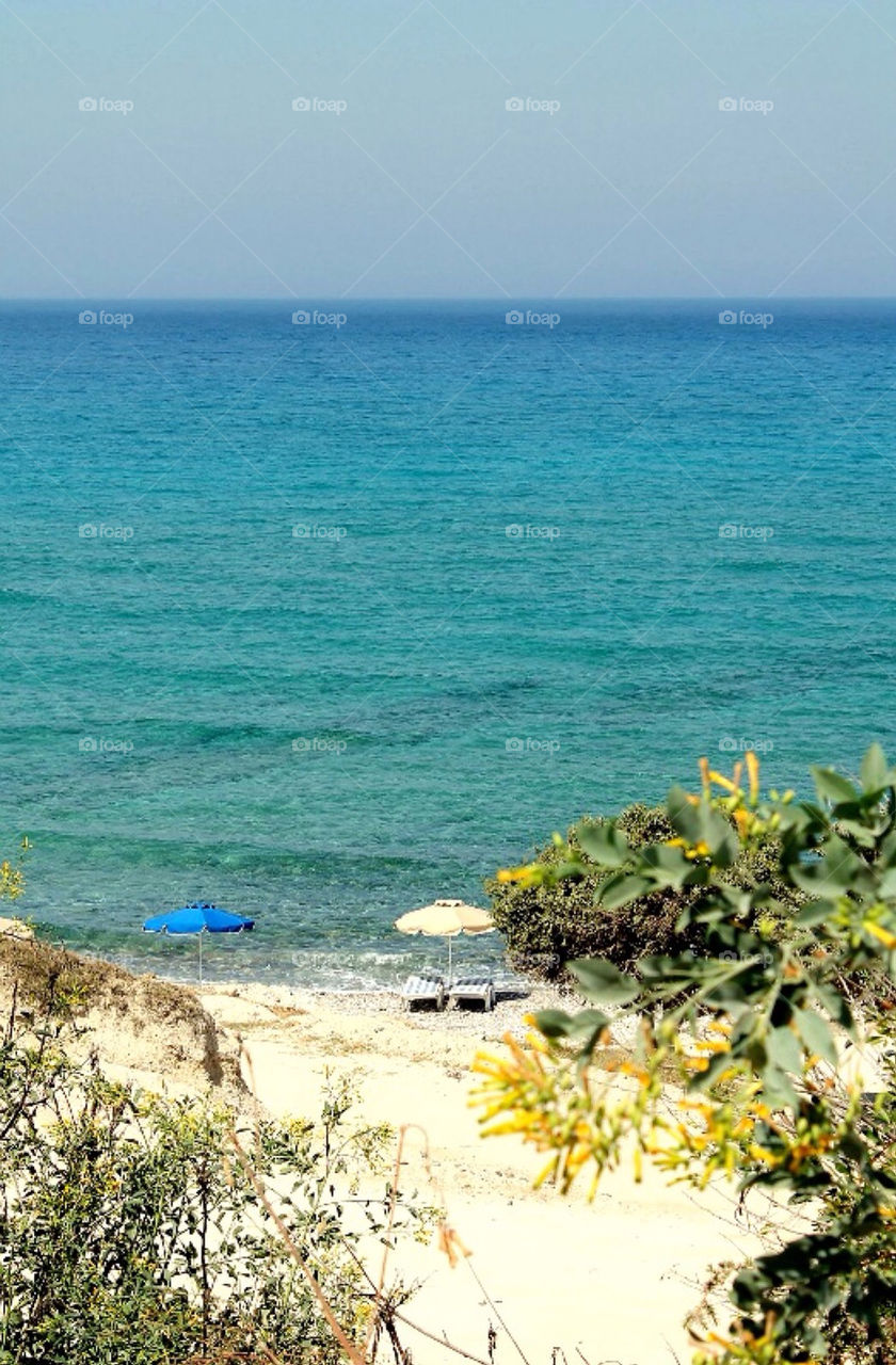 A quiet lovely beach