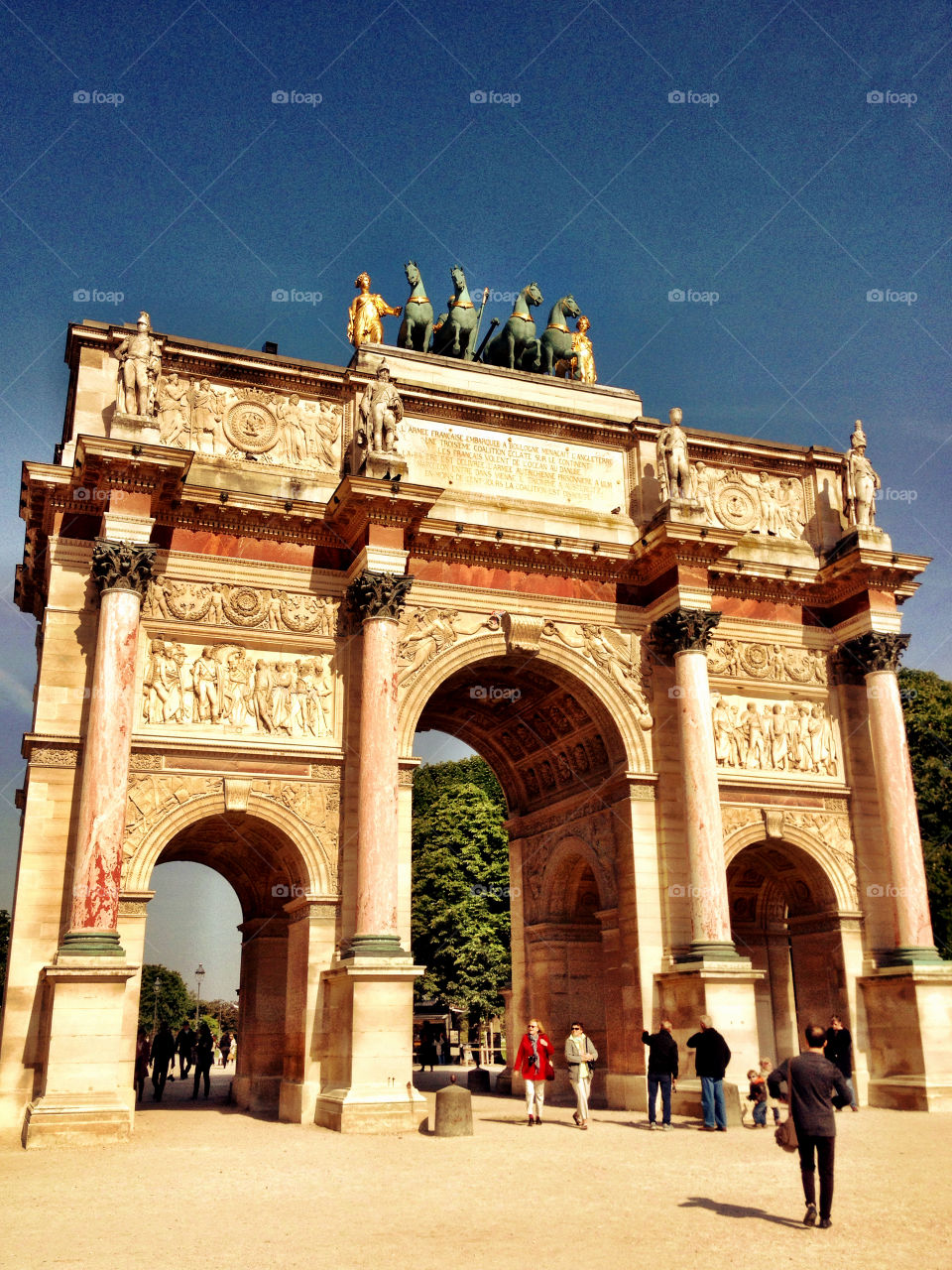 Arco de Triunfo del Carrusel. Arco de Triunfo del Carrusel (Paris - France)