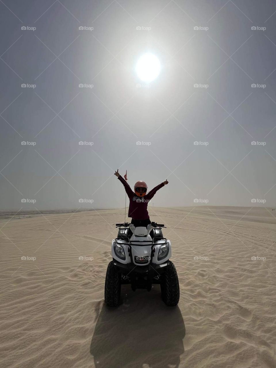 ATV ride in desert