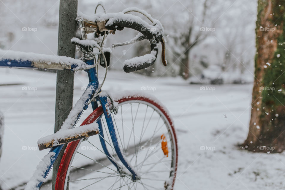 Frozen bike