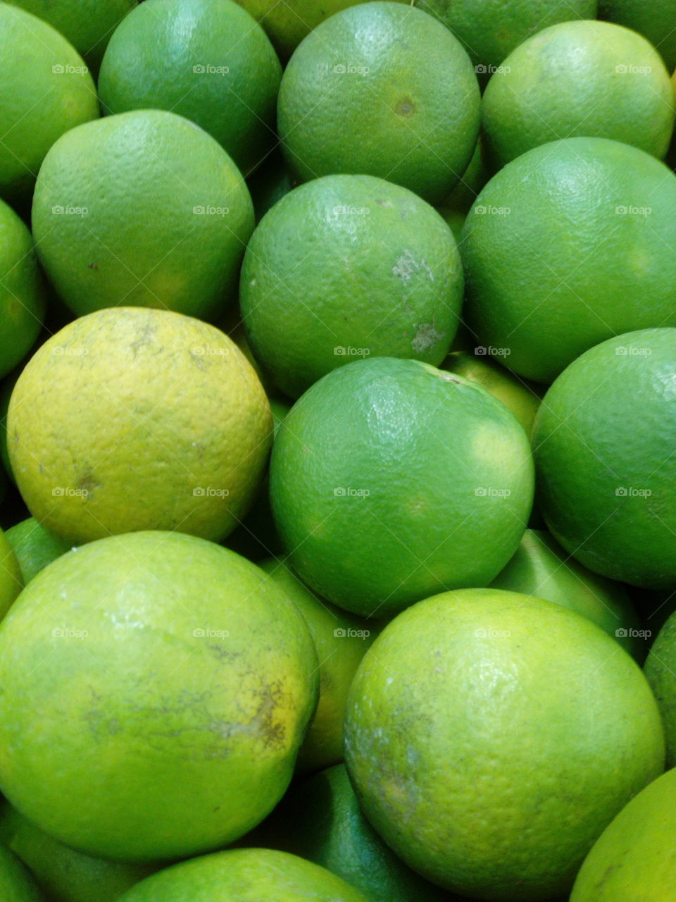 Green oranges from Indonesia