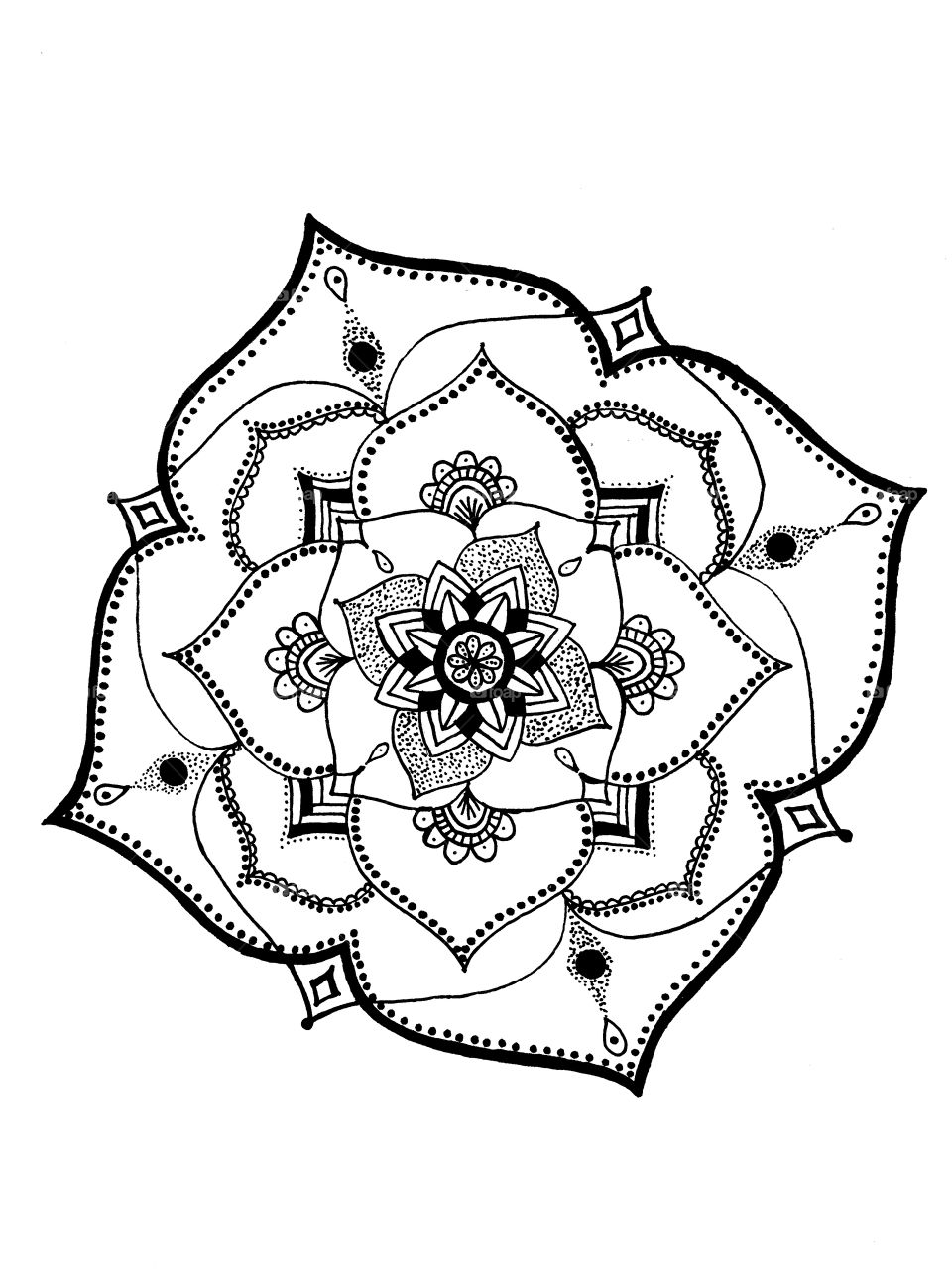 Beautiful mandala