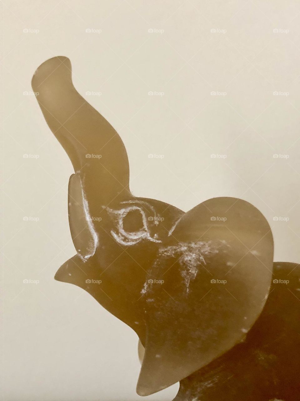 Elephant carved from stone