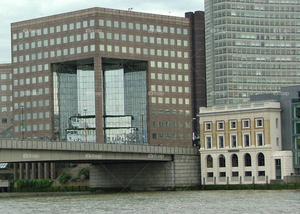 Old and modern architecture 