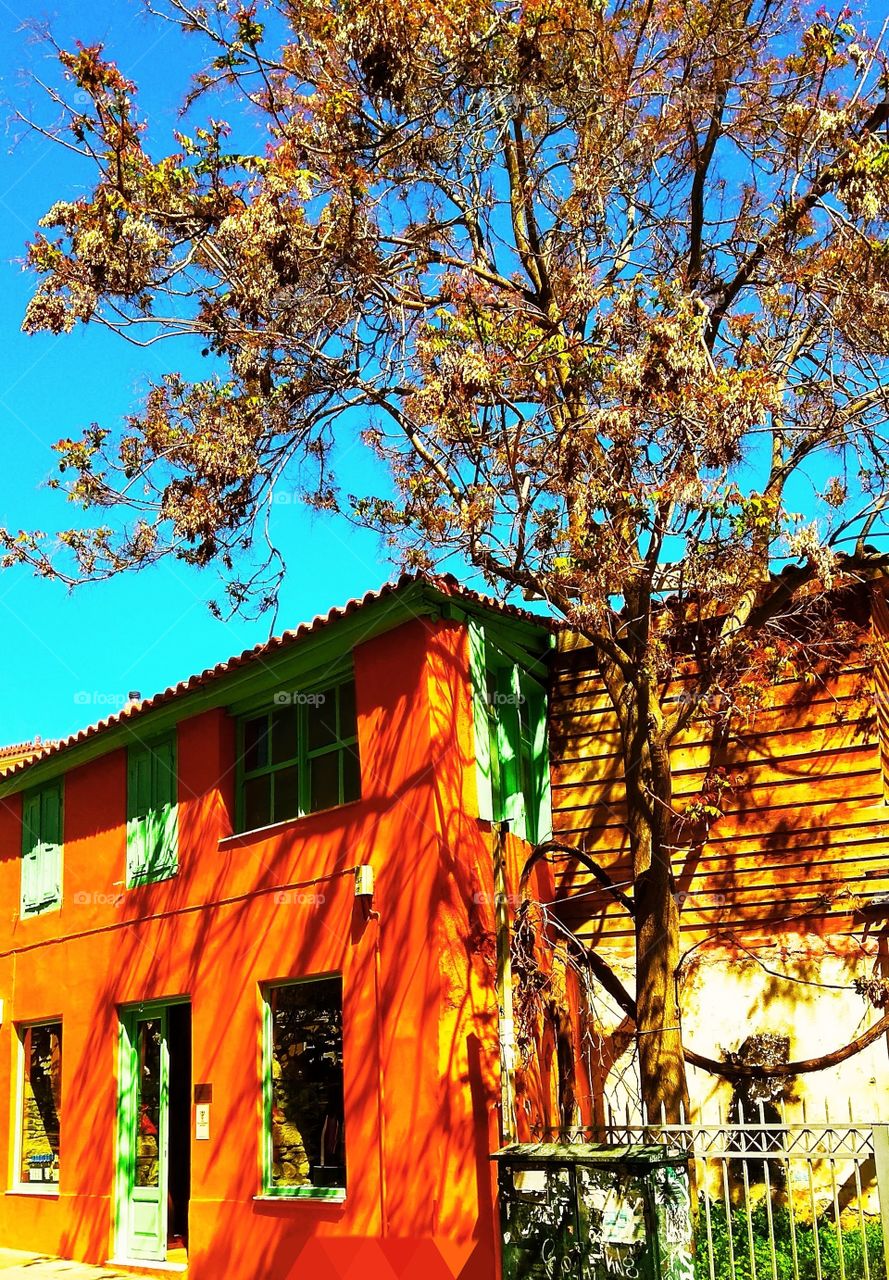 Athens plaka old town