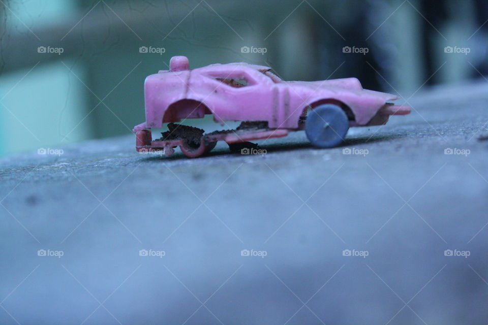 Old Childhood Toy car.