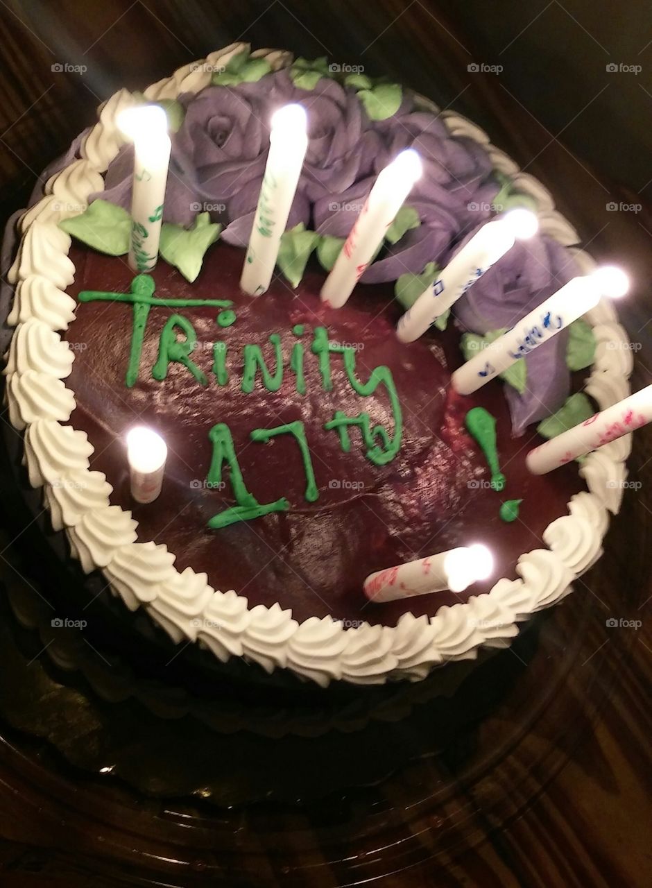 Birthday cake, happy 17!
