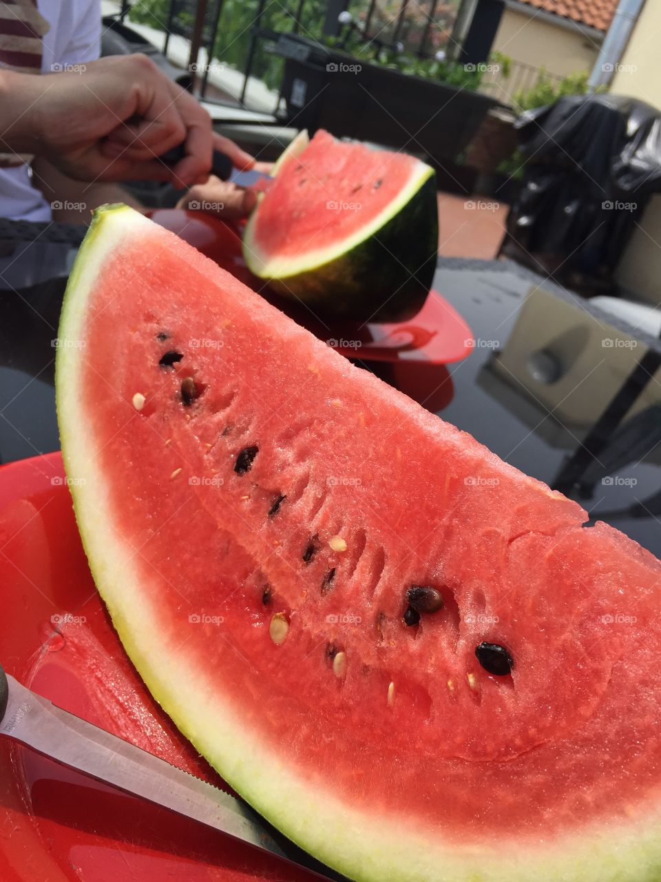 Watermelon slide