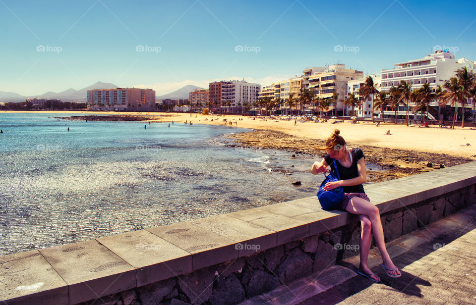 Del Reducto beach, Arrecife, Lanzerote