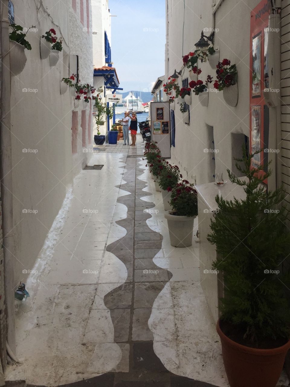 A street in Bodrum