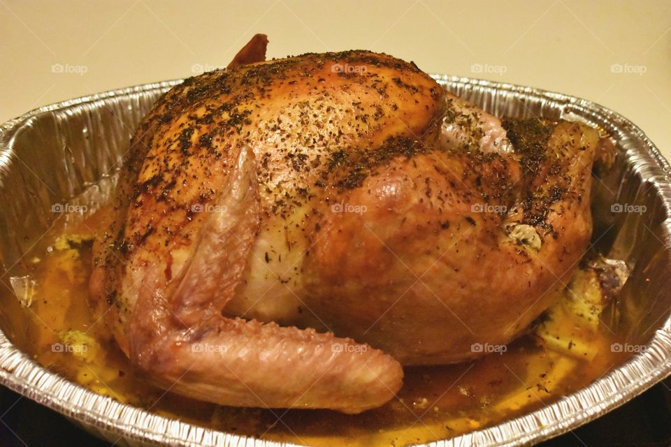 cooked thanksgiving turkey
