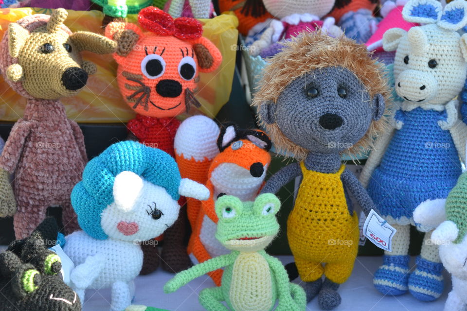knitted toys