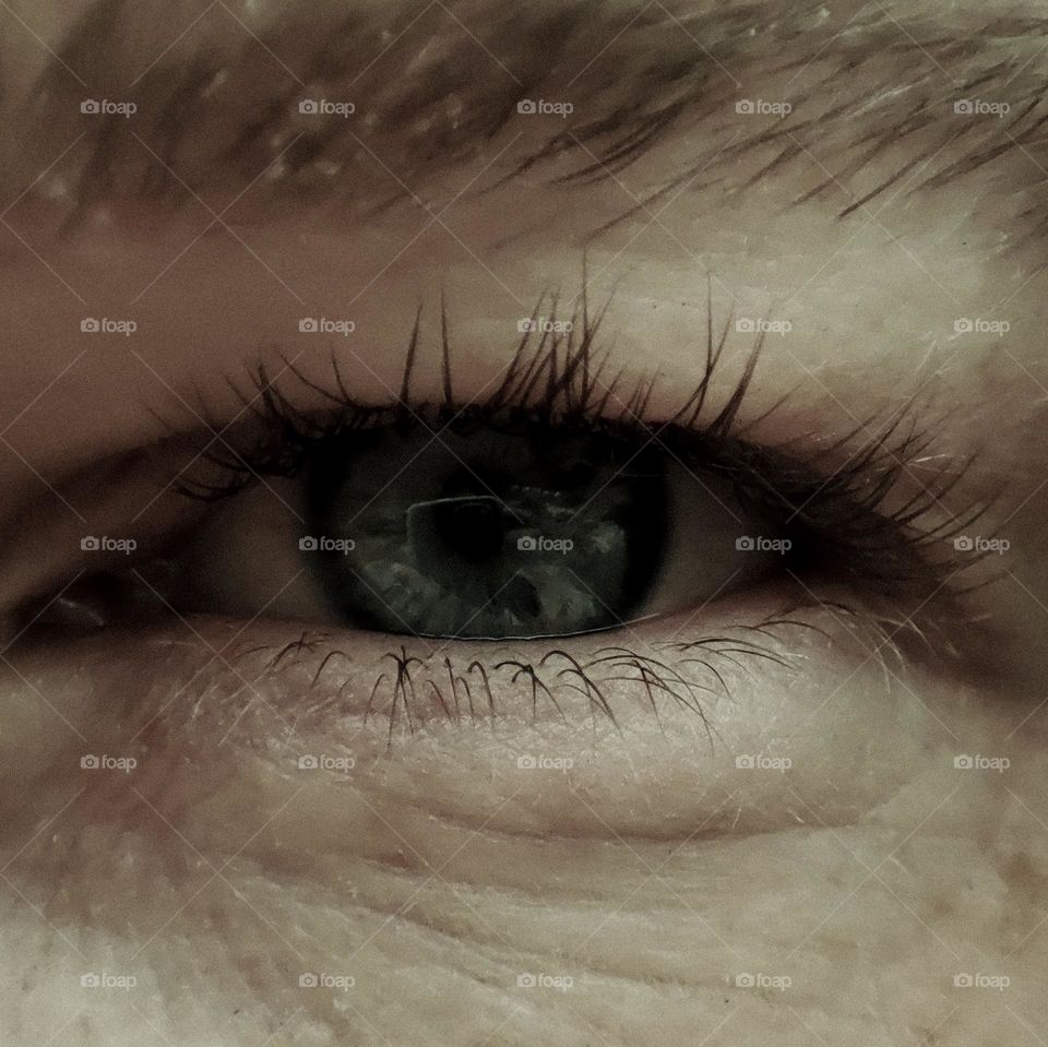 Eye close up