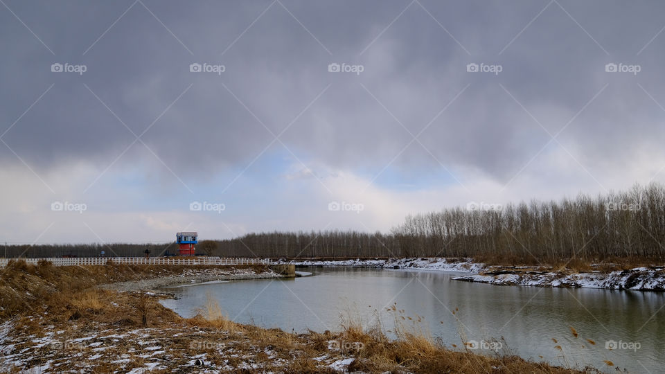 a winter river