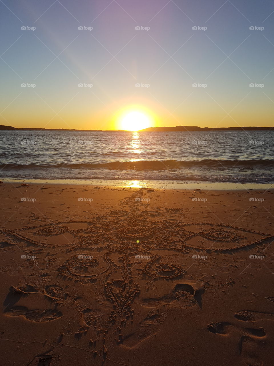 Mandala at Sunset