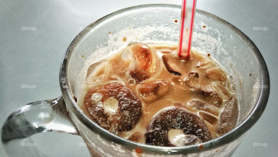 A cold ice milo that just sweet and cold. Going to make you feel refreshing and pleasant to your taste bud.