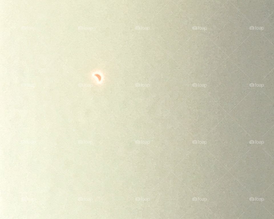 My crappy capture of the eclipse....