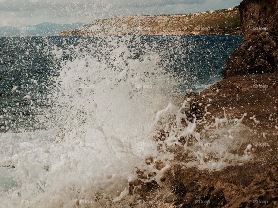 Waves. Big waves in Spain. 