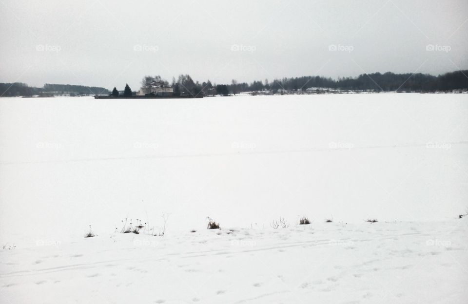 Winter, Snow, Landscape, Lake, Weather