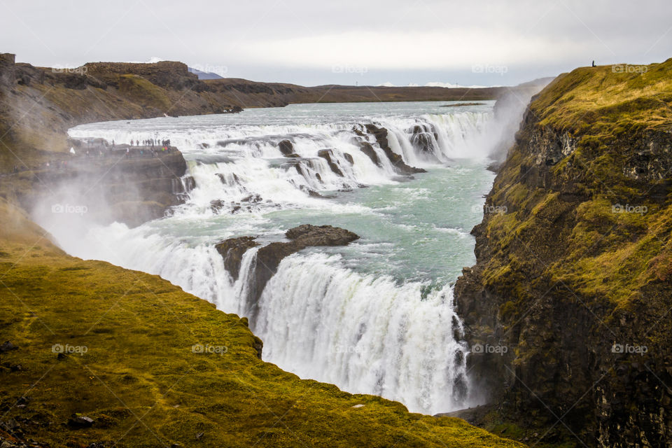 Gullfoss Waterfall in Iceland 