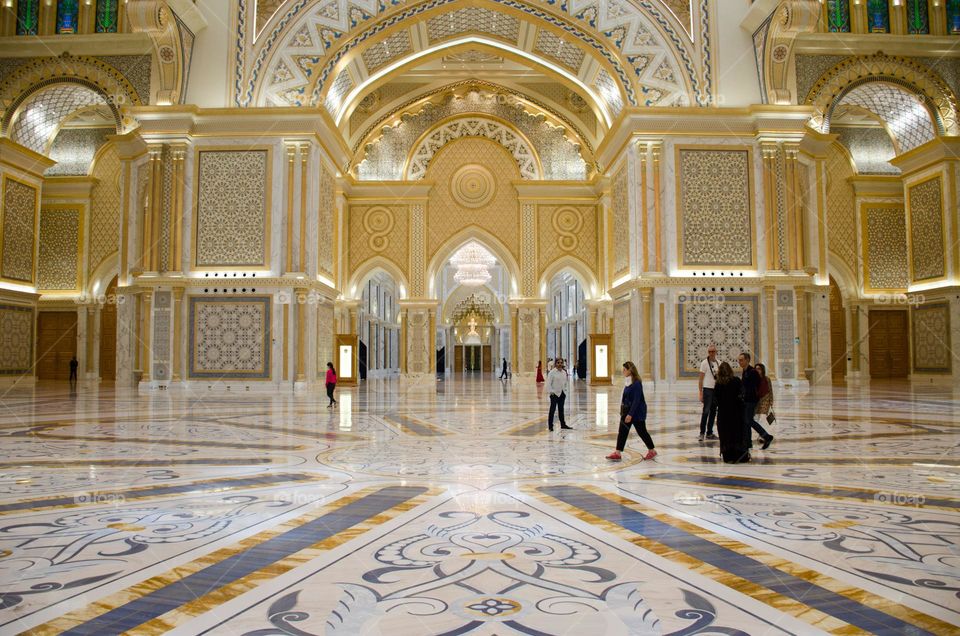 Abu Dhabi, Architecture Palace Qasr Al Watan