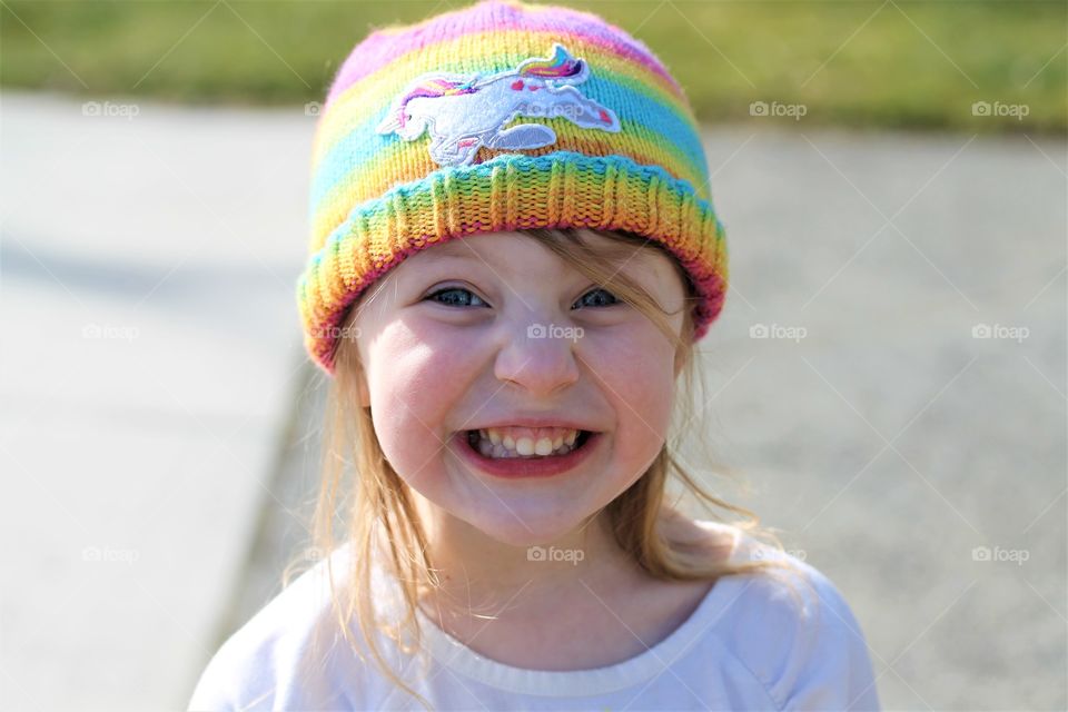 new hat, big smiles