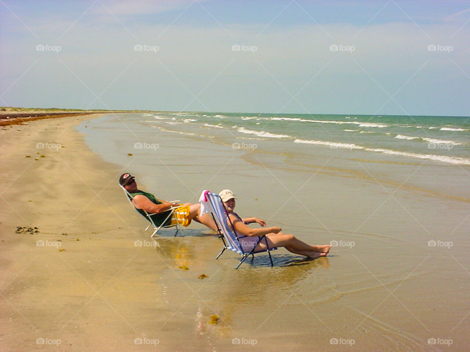 Relaxing at the Beach