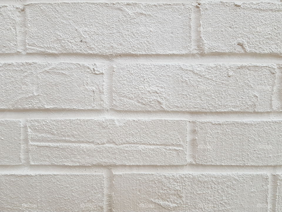 White brick wall