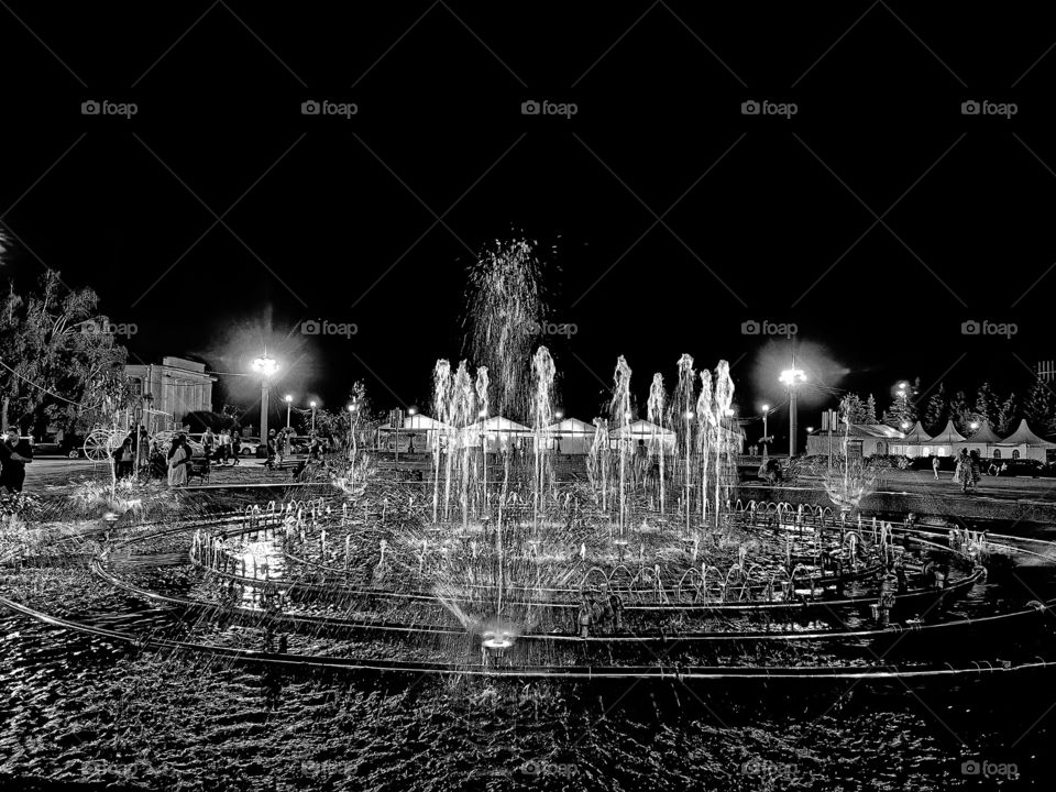 B&w architecture design view building way road decor interior exterior decoration design view beauty shades Light Black White construction fountain