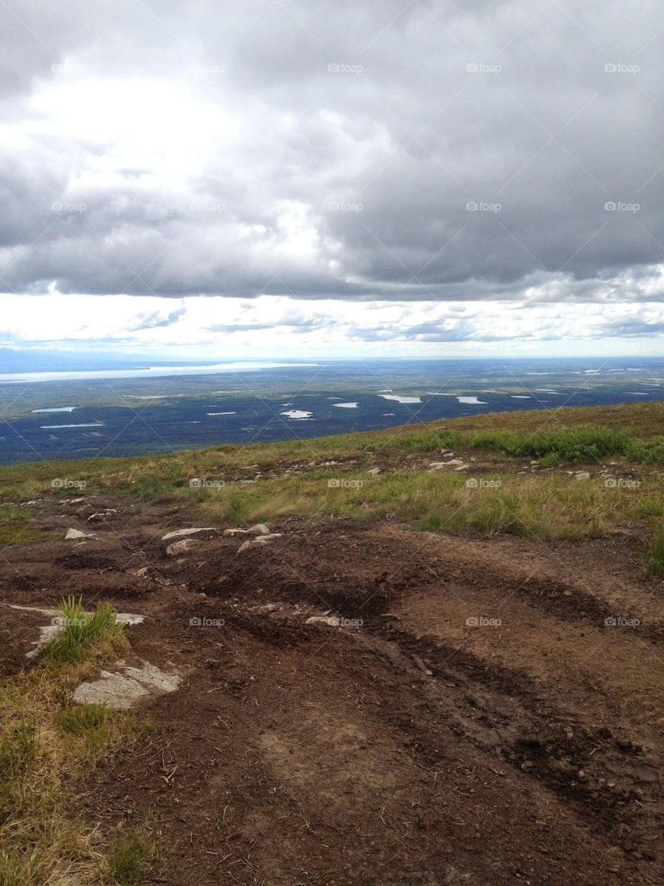 Alaska Wilderness. A shot of beautiful Alaska scenery during an ATV adventure. 