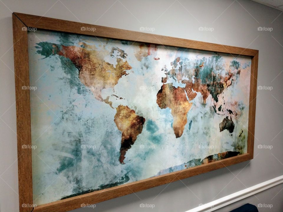 Photograph of global painting