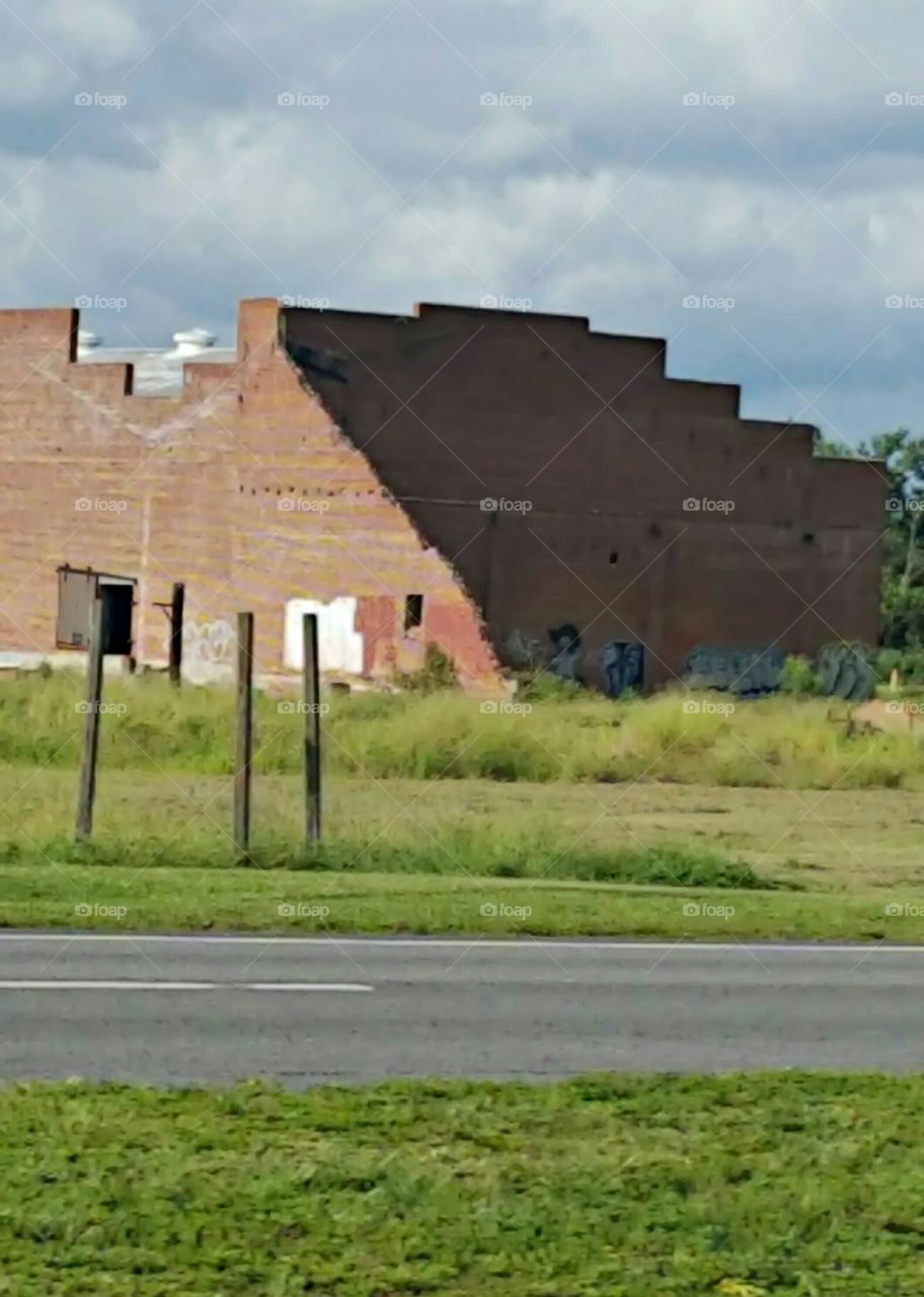 broken building
