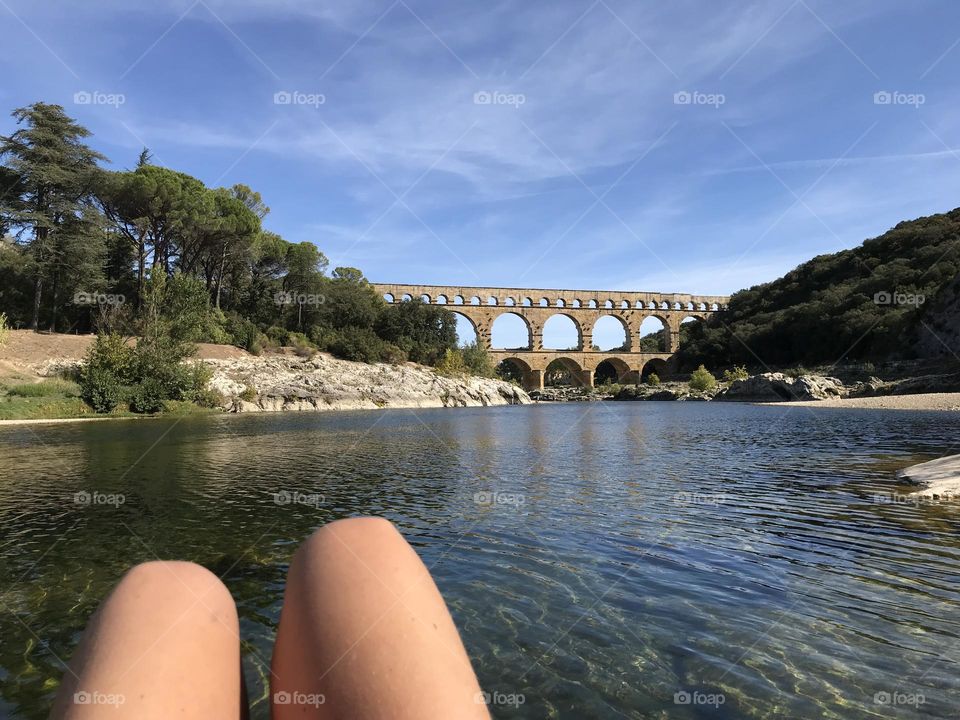 Summer vacation by the river