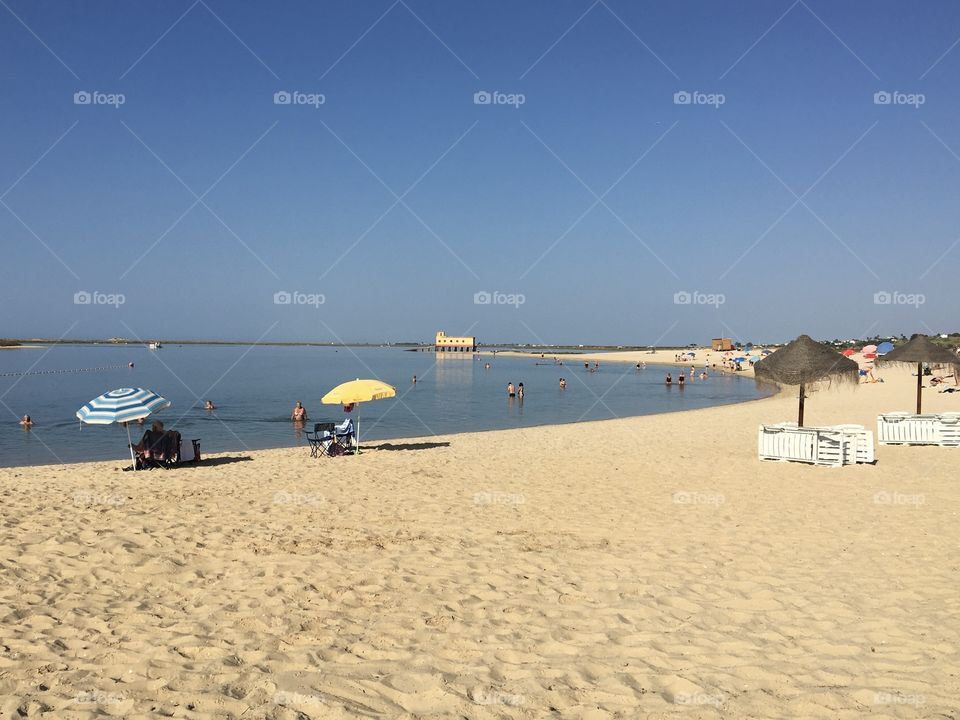 Morning on Fuseta beach