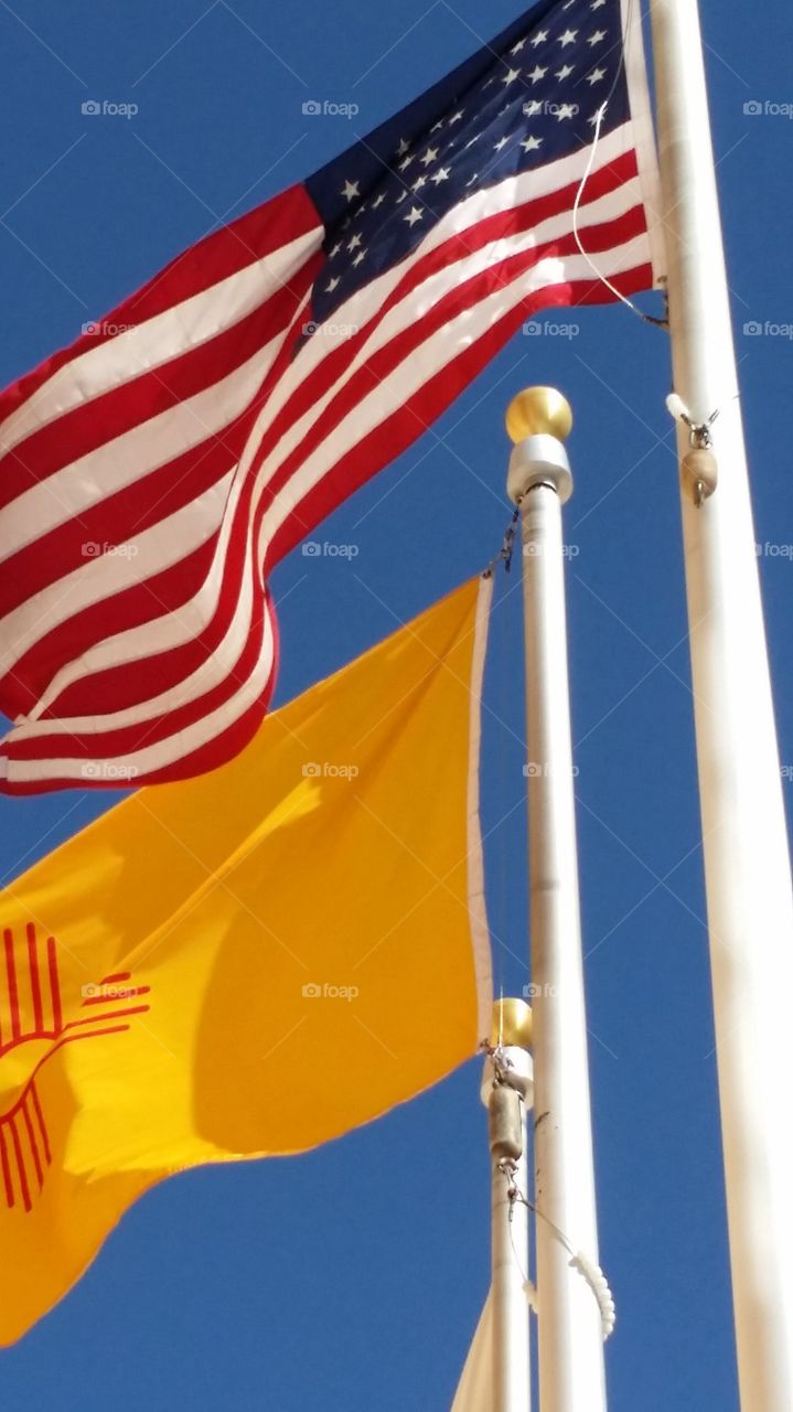 Flags Flying