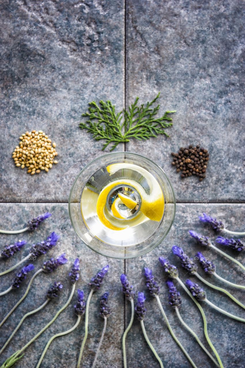 Gin and it's ingredients