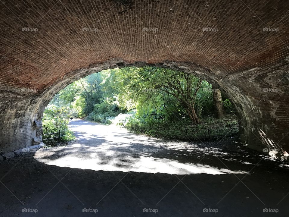 Tunnel in Central Park NYC
