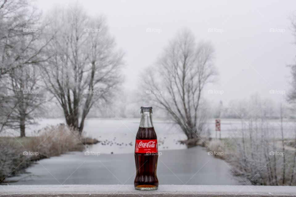 Coca Cola in the winter