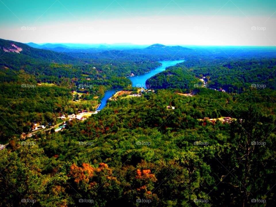 Fall at Chimney Rock