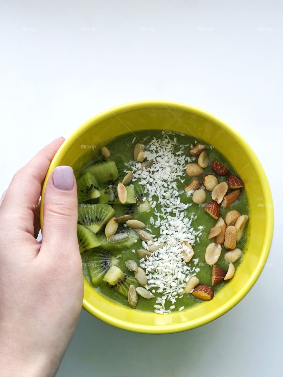 Smoothie bowl. Tasty and delicious food. Healthy