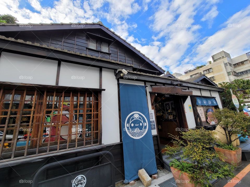 Taiwanese illustrator souvenir shop in Japanese architectural style