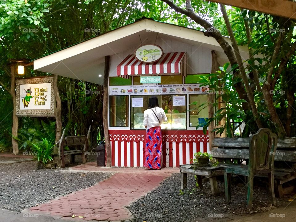 Ice cream hut