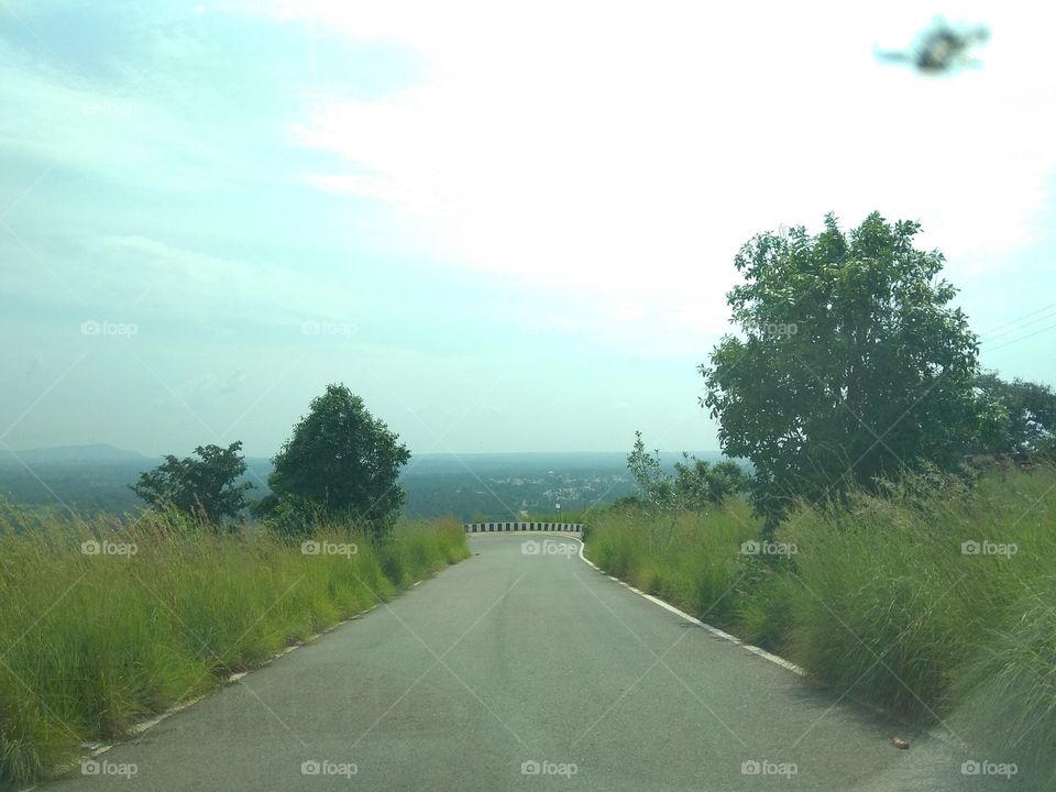 Road, Landscape, Nature, No Person, Grass